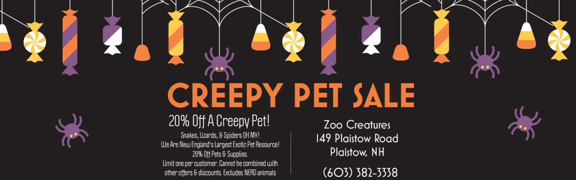 Creepy Crawlie Sale!